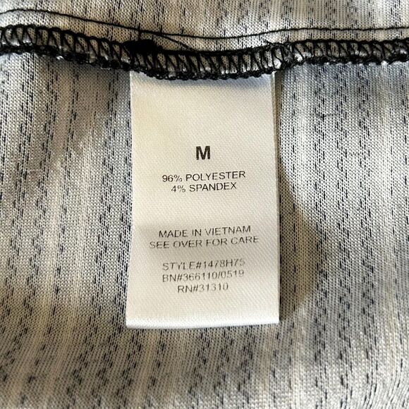 Fortune + Ivy Dress Sleeveless Black White Asymmetrical Stripe - Women's Size M - Picture 4 of 4